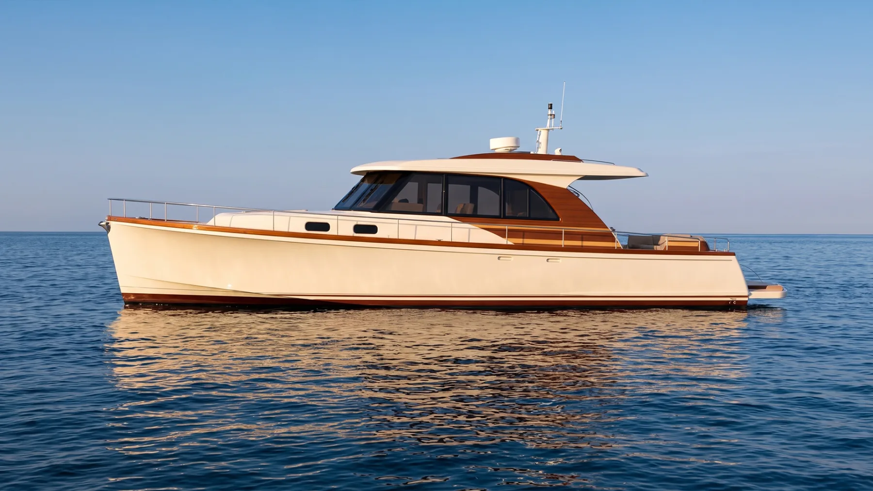 Beluga: A classic motoryacht, kindly at sea.